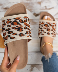 Leopard Outdoor Beach Slippers