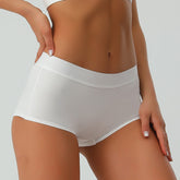 Pure Cotton Mid-Waist Sexy Breathable Seamless Anti-Slip Briefs