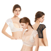 Sweat-Absorbent Pad Vest Mesh Breathable Quick-Drying Chest Support Anti-Sweat Vest Short Sleeve