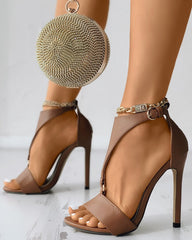 T-Strap Stiletto Heels