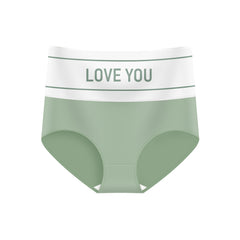 Floral Print High Waist Women's Underwear