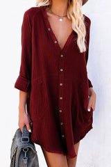 Fashion Loose Fit Mini Dress