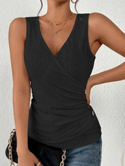 Wrap V-Neck Casual Tank