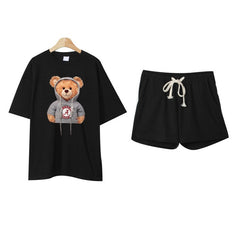 Loose Short-Sleeved T-Shirt Shorts Fashionable Casual Sports Suit
