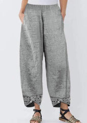 Spring Summer Casual Cotton Pants for Women