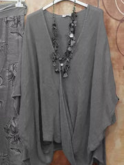 Floral Cross Casual Two Piece Set