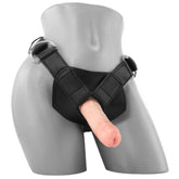 King Cock Strap On Harness with 6 inches Dildo Beige