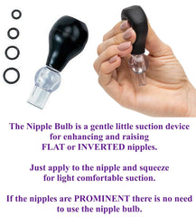 Adult toys for women. Nipple jewellery to maintain erect nipples. Mature.