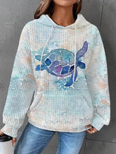 Long-Sleeved Hooded Dog Printed Casual Pullover Sweatshirt