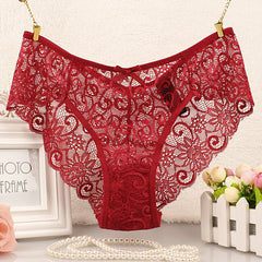 Seamless Lace Hollow Waist Sexy Panties