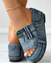 Denim Slippers