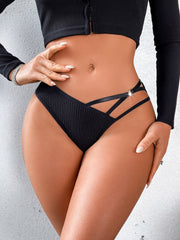 Thin Strap Low Waist Thread Comfortable Breathable Half Hip Panties