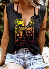 Whiskey Sweet As Strawberry Wine Casual Tank
