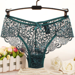 Seamless Lace Hollow Waist Sexy Panties