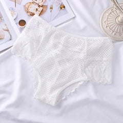 Lace Panties Cross Strap Hollow Breathable Seamless Briefs