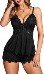 Comfortable Lace-Trimmed Camisole Loungewear Set