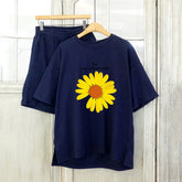 Fashion Casual Short-Sleeved T-Shirt Two-Piece Suit