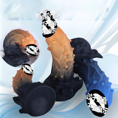 Extra-Large Unusually Shaped Penis-Shaped Adult Sex Toy With Realistic Texture