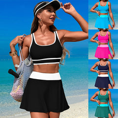 Beach Sports Dress Cross-Border Split Swimsuit Bikini Set