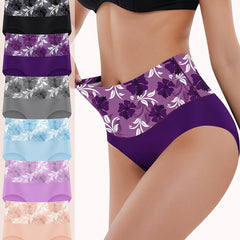 Printed Breathable High-Waisted Tummy-Control Sexy Underwear