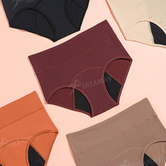 (5-Pack)Multicolor Absorbent Breathable Leak-Proof Period Underwear