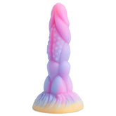 Luminous Alien-shaped Penis Platinum Silicone Dildo Sex Toy Adult Product Erotic Toy Female Masturbator