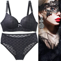 Underwire Support Comfort And Breathable Bra Set