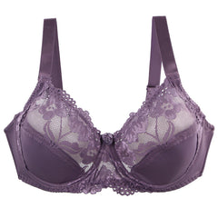 Lace Push-up Underwire Adjustable Plus Size Bra