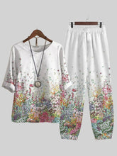 Floral Casual Loose Two-Piece Set