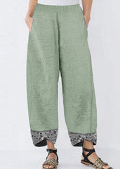 Spring Summer Casual Cotton Pants for Women