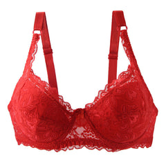 Sexy Push-Up Lace D-Cup Shaping Bra