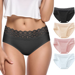 Silk Seamless Lace Briefs