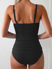 Tummy Control Bathing Full Coverage Slim Tankini Set