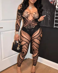 Hollow Out Backless Crotchless Bodystockings