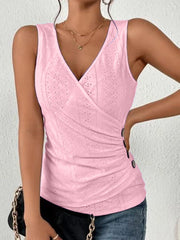 Wrap V-Neck Casual Tank