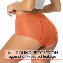 (5-Pack)Multicolor Absorbent Breathable Leak-Proof Period Underwear