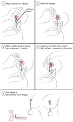 Adult toys for women. Nipple jewellery to maintain erect nipples. Mature.