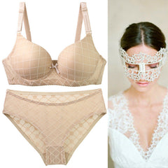 Underwire Support Comfort And Breathable Bra Set