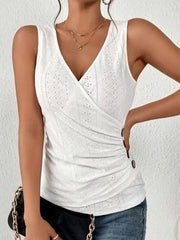 Wrap V-Neck Casual Tank