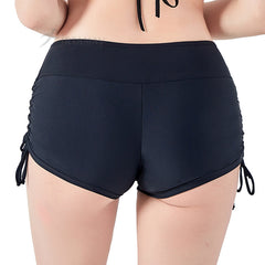 Drawstring Four-Layer Leak-Proof Menstrual Swim Trunks