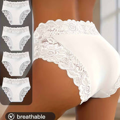 High-Waisted Lace Elegant And Comfortable Panties