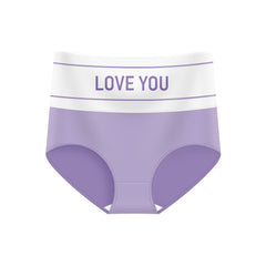 Floral Print High Waist Women's Underwear