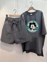 Cute And Fashionable T-Shirt And Wide-Leg Pants Two-Piece Suit