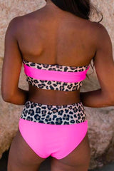 Leopard Print Padded Bikini Set