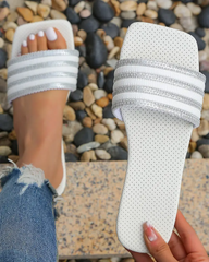 Hollow Out Outdoor Beach Slippers