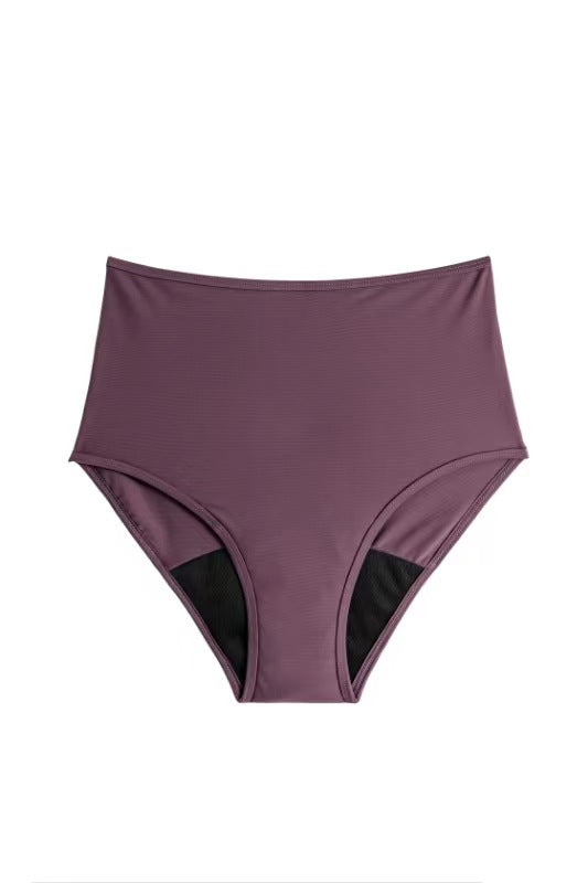 High Waist Four-Layer Leak-Proof Absorbent Sanitary Napkin-Free Physiological Swimming Trunks