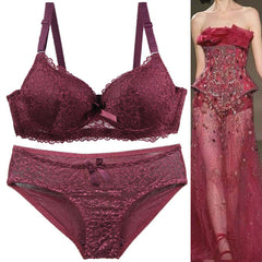 Sexy Luxurious High-End Lace Bra Set