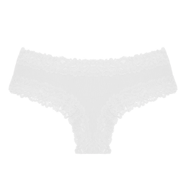 Ladies Ribbed Briefs Comfortable Sexy Mid-Rise Ribbed Cotton Briefs 6 Pack – Mondaylingerie