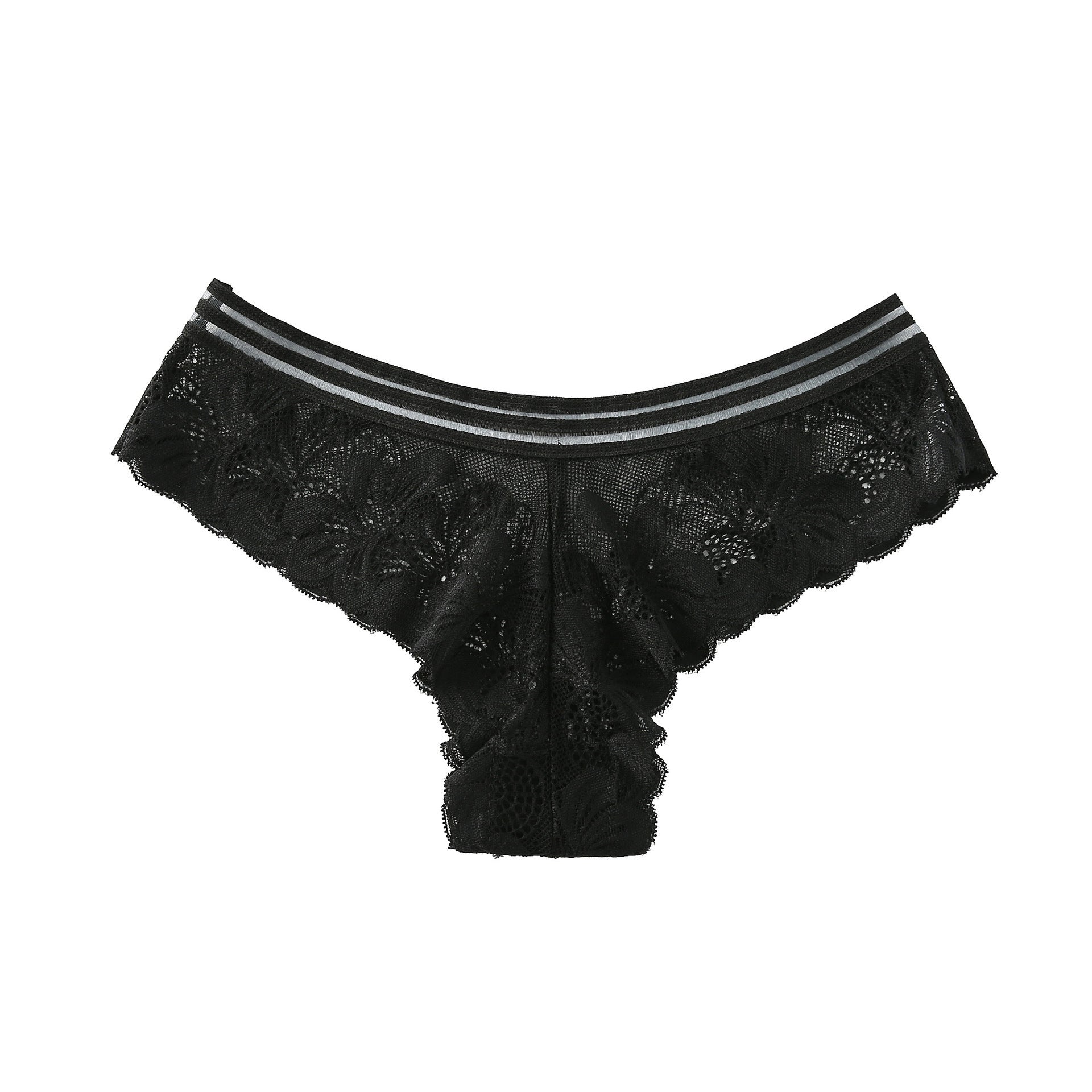 Lace Hollow Waist Breathable Seamless Cotton Panties