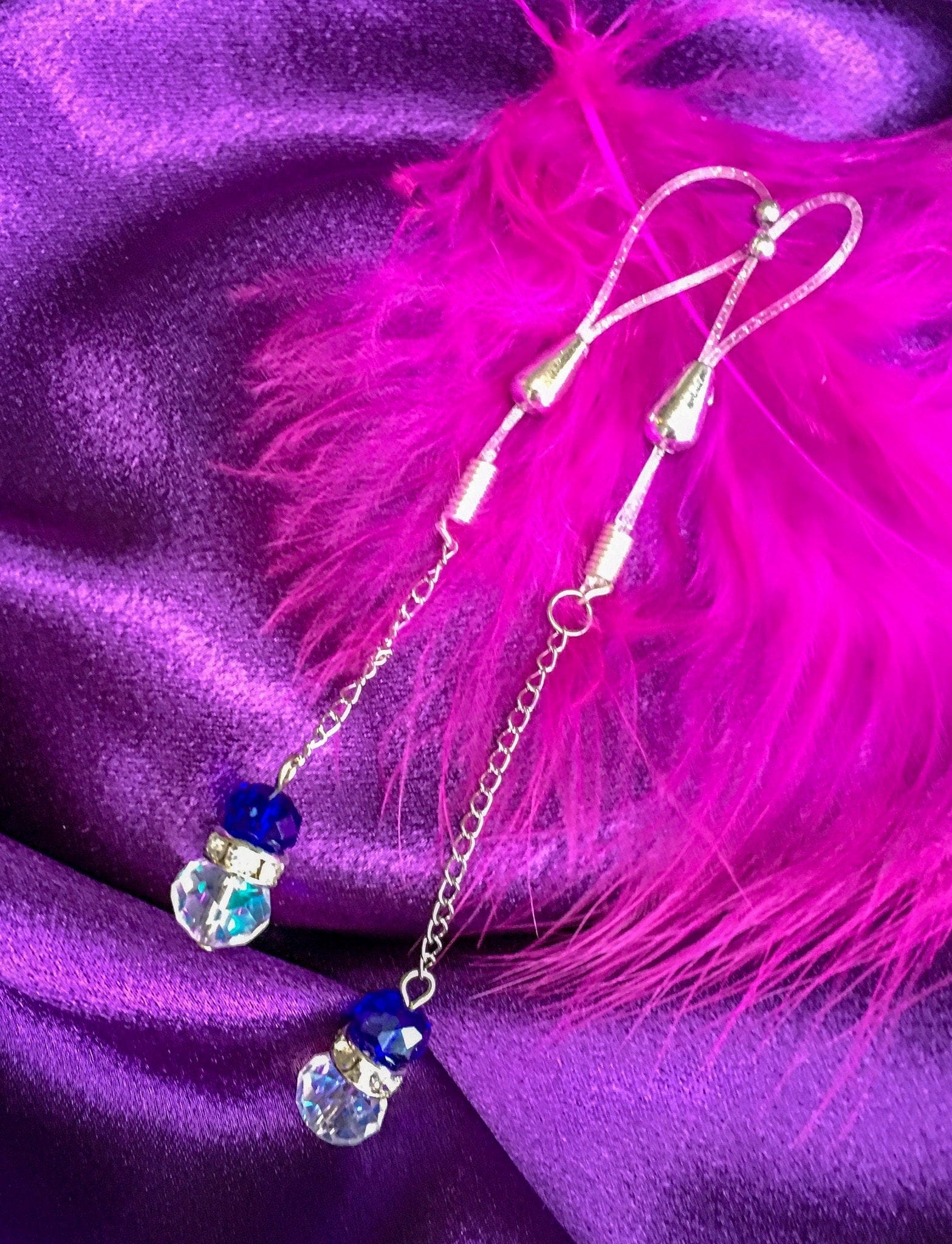 Adjustable nipple clamps. Non piercing nipple jewellery - the perfect accessory to make things hotter after an evening out. Mature.
